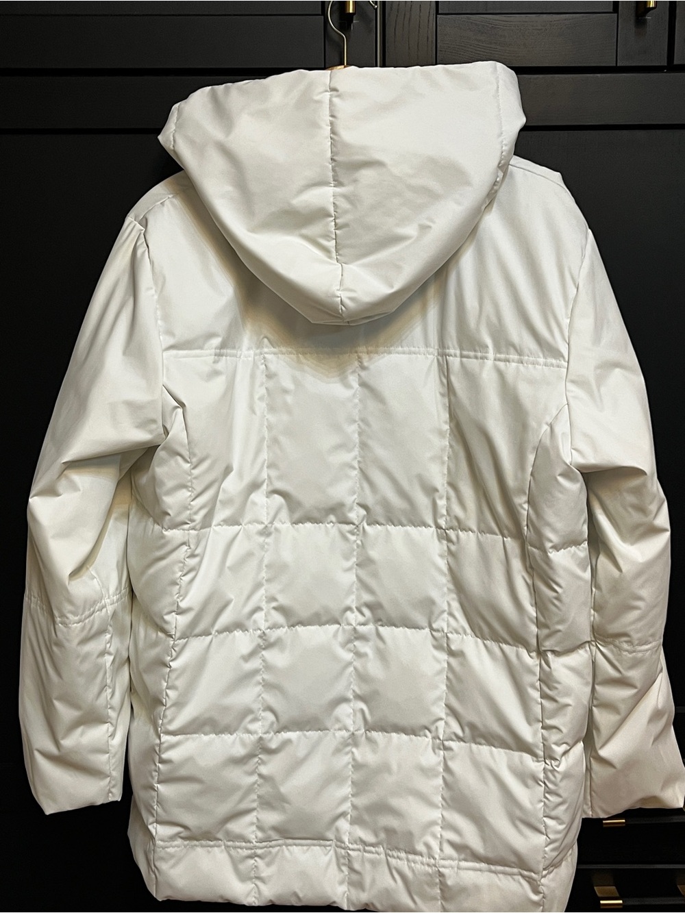 ⚡️Flash Offer⚡️Like NEW - NUAGE - Classic White Hooded Puffer Jacket - Picture 2 of 10